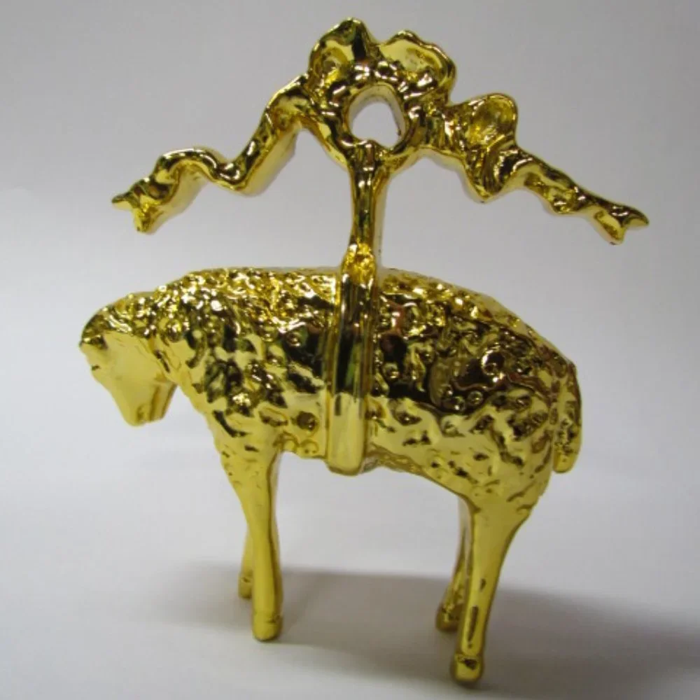 LAMB SHEEP (2) Brooks Brothers Golden Fleece Sheep Ornament need repair